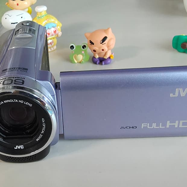 JVC 에버리오 GZ-E310 바이올렛 빈티지 디지털캠코더