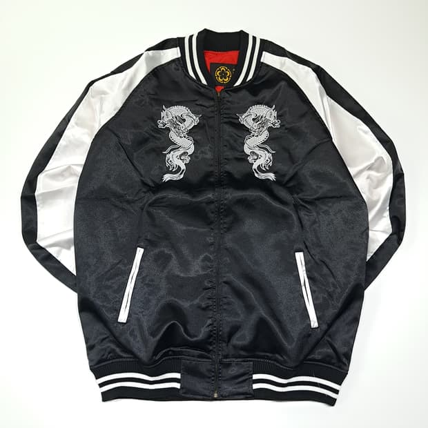 CL554 XL [새상품] 로그 00s 새틴 블랙 화이트 백룡 스카잔 