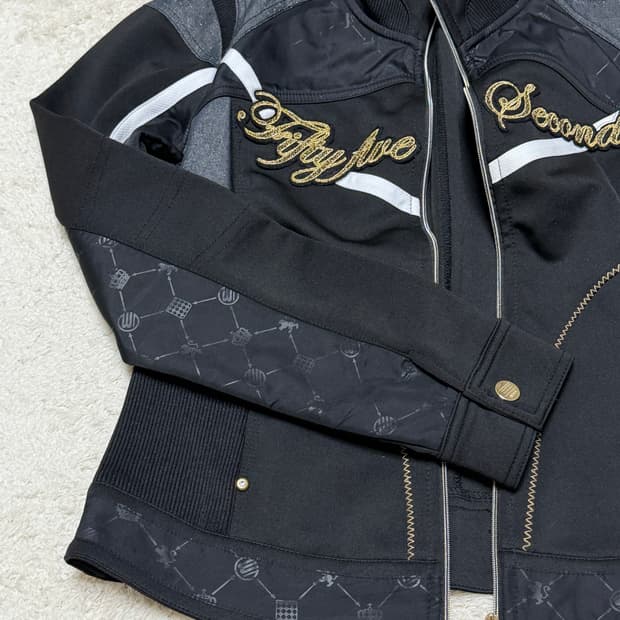 EXR 레이싱 스타일 블랙 자켓