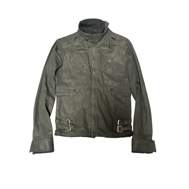 Fuga 00s rare coating rider jacket