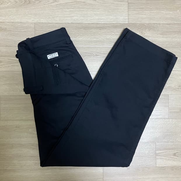 [XS] 커버낫 치노 세미와이드 팬츠 블랙