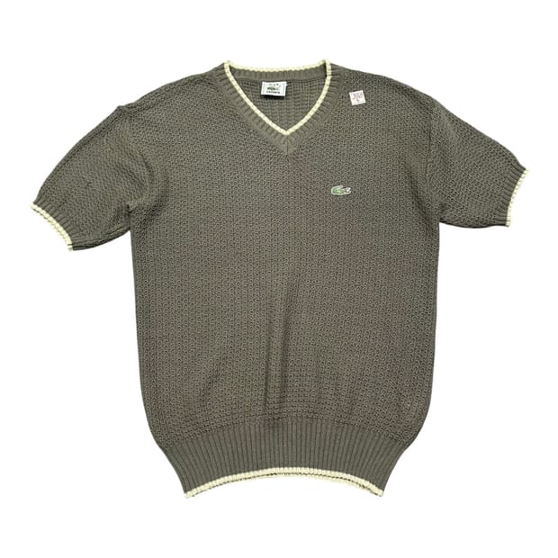 ✨ (바배) 라코스테 서광 올드스쿨 니트 반팔티 