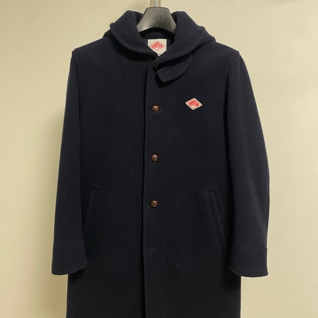 단톤 울 후드코트 네이비(42사이즈)