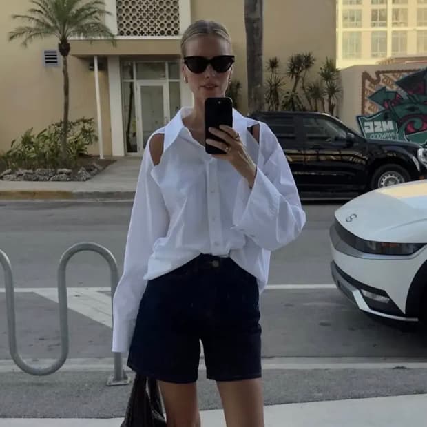 생로랑블랙데님반바지