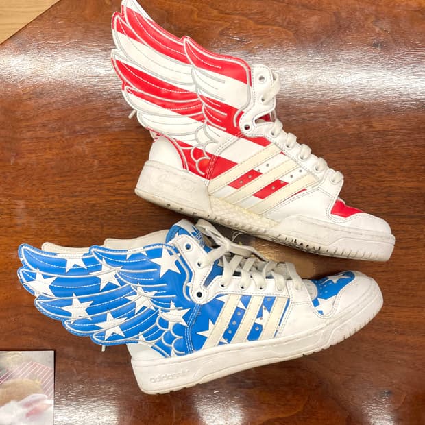 [225] 제레미스캇 아디다스 윙 성조기 스니커즈