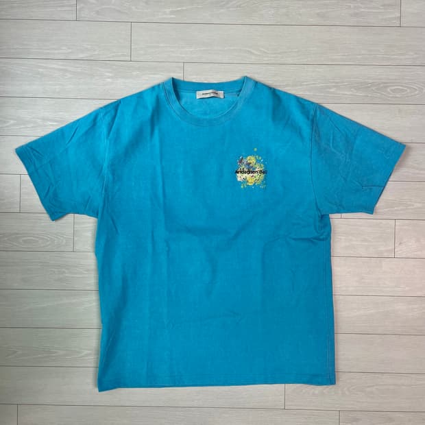 유니섹스 스프레터 프린트 티셔츠