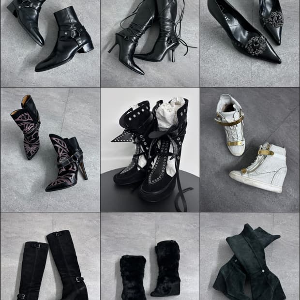 {Archive shoes and menswear drop}