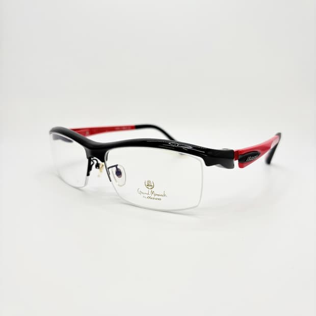 MIZUNO 미즈노 블랙레드 반무테 고글안경