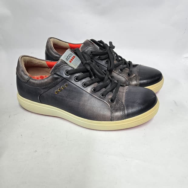 ECCO 남성 골프 가죽 스니커즈 40