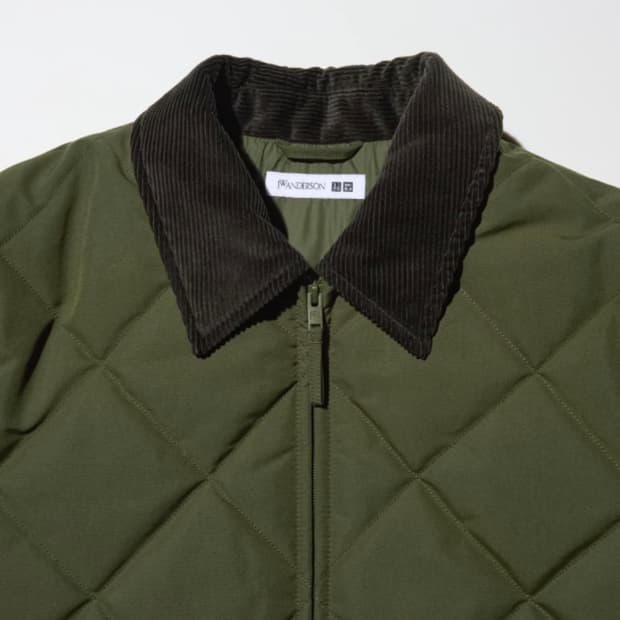 유니클로 JW 앤더슨 퀼팅 블루종 카키 M