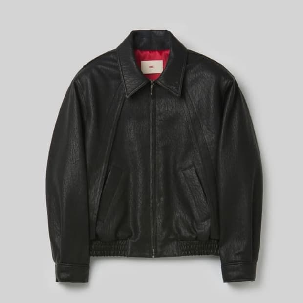 mmic 가죽봄버자켓 (실착0회)