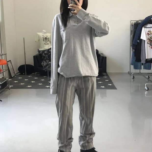라코스테 그레이 카라티 