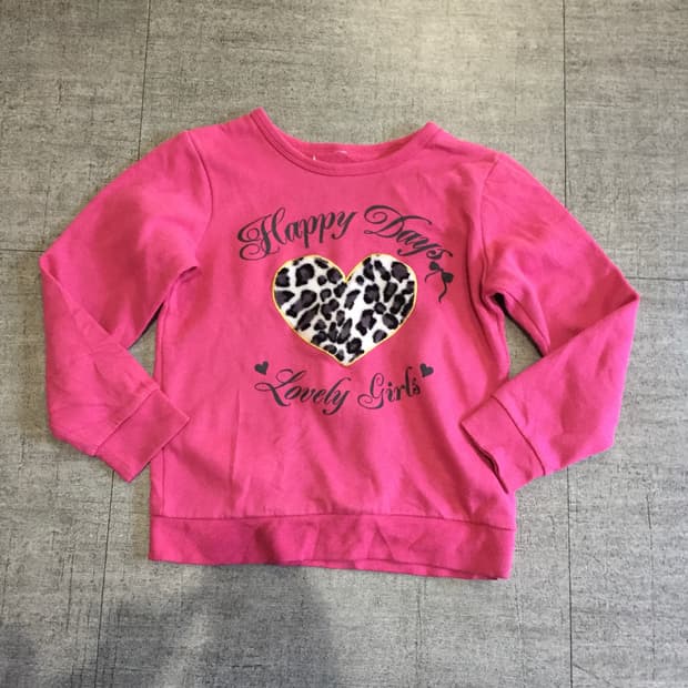일본빈티지 Lovelygirls 핀터깔y2k 히메갸루 스웻셔츠맨투맨 핑크