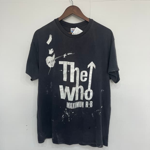 1989 the who 멕시멈 r&b 투어 오리지날 티