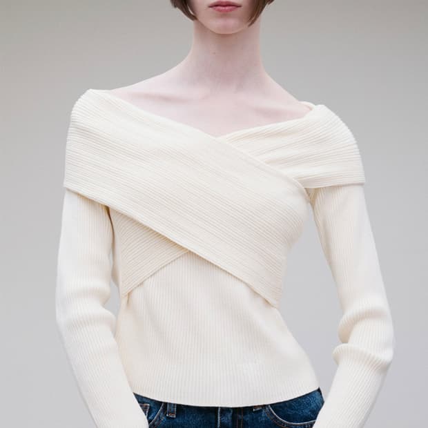 리이 오프숄더니트 더블스탠다드 패딩스커트