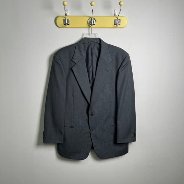 발렌티노 빈티지 그레이 싱글 블레이저 