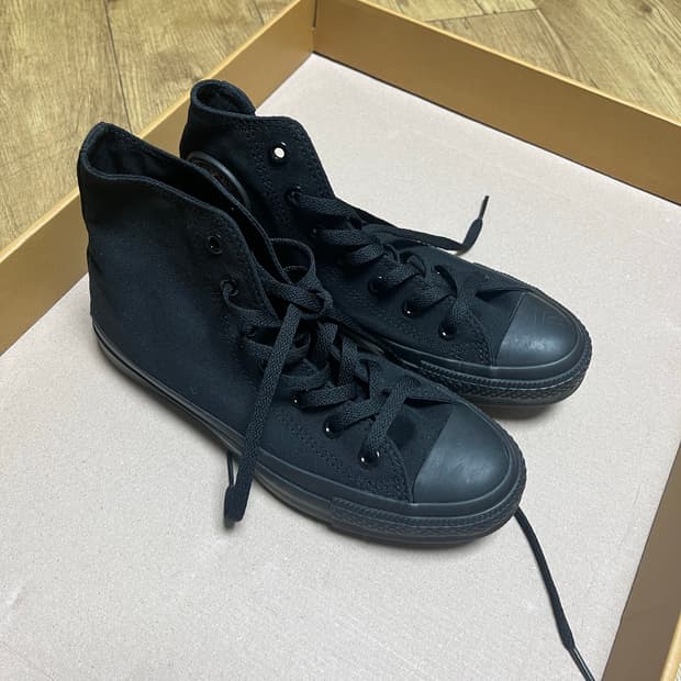 컨버스 하이 블랙 245