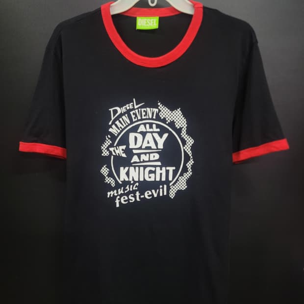 DIESEL 디젤 빈티지 프린팅 셔츠 