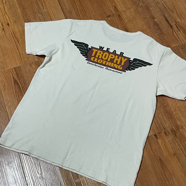[M]트로피클로딩 포켓 반팔티 아이보리
