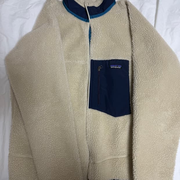 [당일출고,L사이즈] 파타고니아 레트로 플리스 내추럴 후리스
