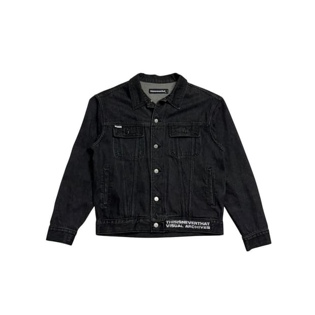 디스이즈네버댓 데님 자켓 블랙