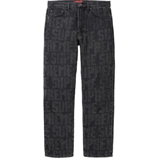 슈프림 니들펀치 레귤러진