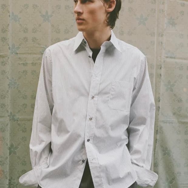 마리암 파운데이션 스트라이프 셔츠