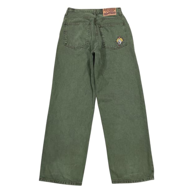 위캔더스 피에로 데님팬츠 바지 그린 M