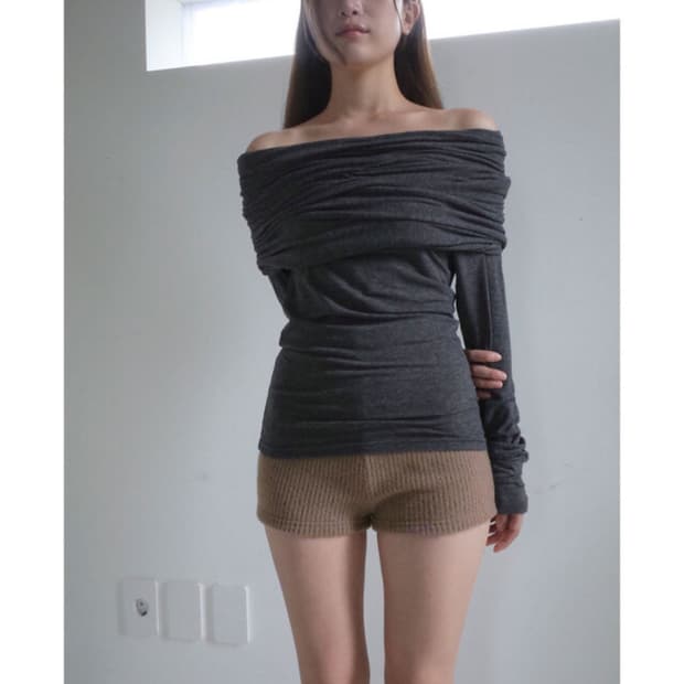 새상품) 베이비랩 니트 브리프 카멜