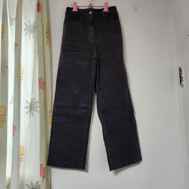 MIXXO 골덴 와이드 팬츠 블랙 24