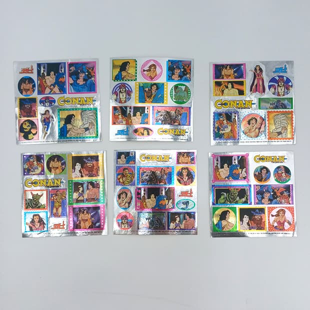 모험가 코난 Conan the Adventurer 고전문구 스티커