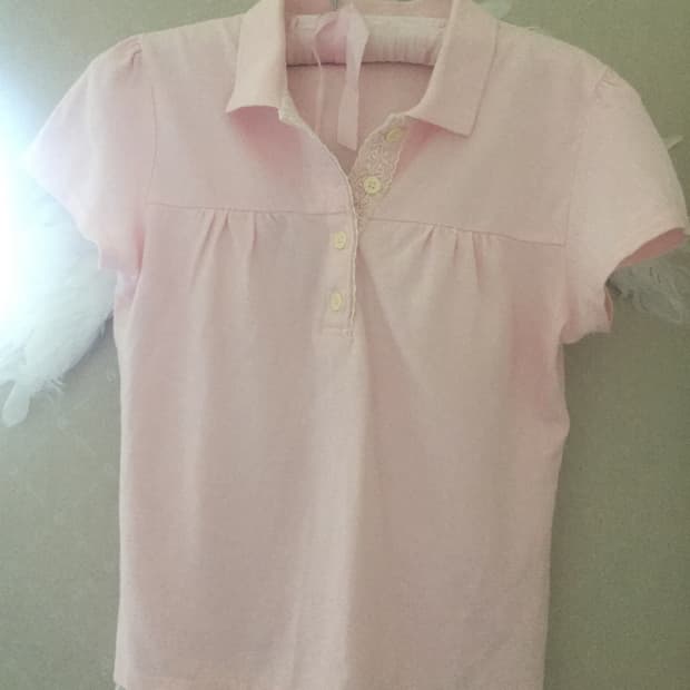 Light pink rose top
