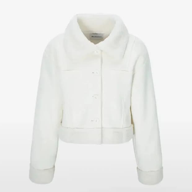 벨리아르 플러피 시어링 코트 무스탕