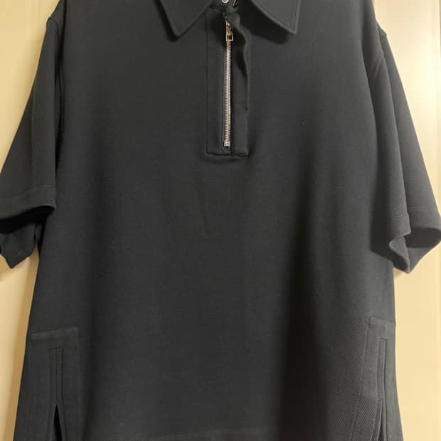 우영미 집업 폴로 반팔 셔츠 52