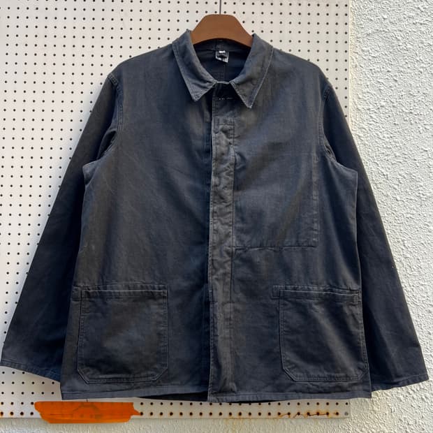 OLD VINTAGE BLACK FRENCH WORK 블랙프렌치워크자켓