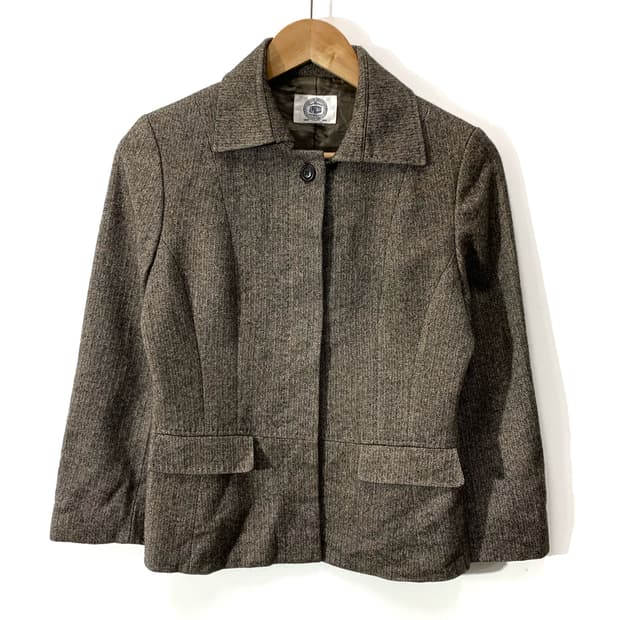 제이프레스 제팬 헤링본 울 자켓