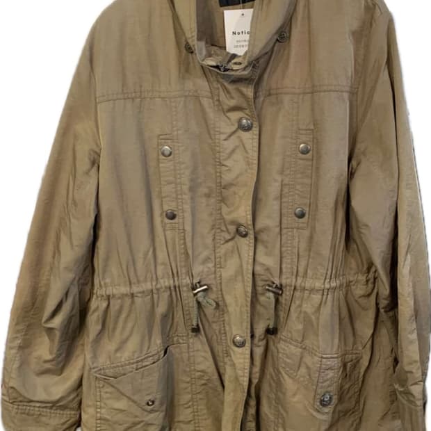 베이지카키 야상자켓