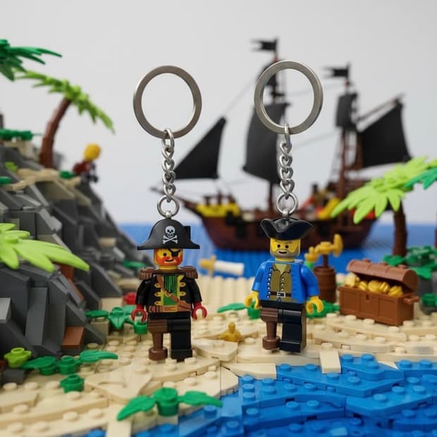 레고 고전 후크선장 키링 팝니다