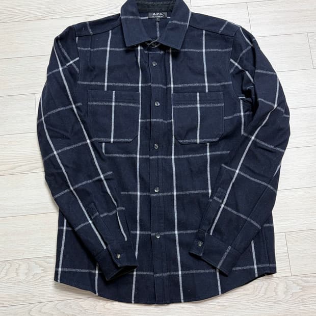 APC 아페쎄 울 셔츠 Ssize
