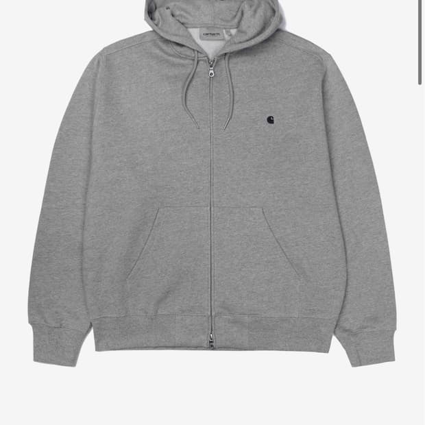 칼하트 wip 메디슨 자켓 그레이 헤더/다크 네이비