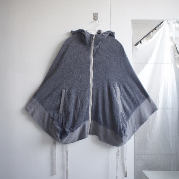 sacai luck hood strap pancho