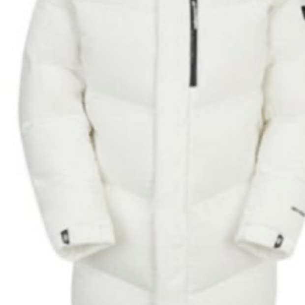 노스페이스 화이트 롱패딩 M(95) 판매