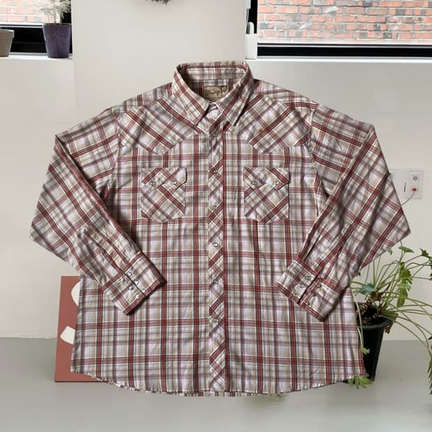 랭글러 체크 셔츠 (Man 2XL) AB0217