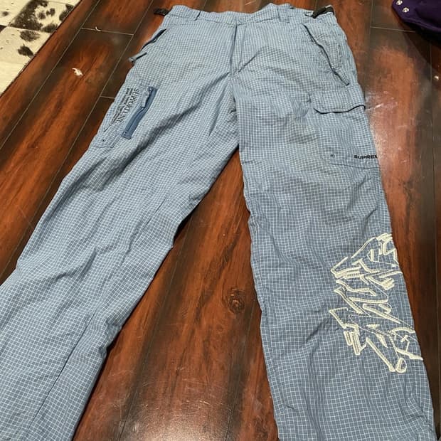 21FW 슈프림 서포트 유닛 나일론 립스탑 팬츠 32