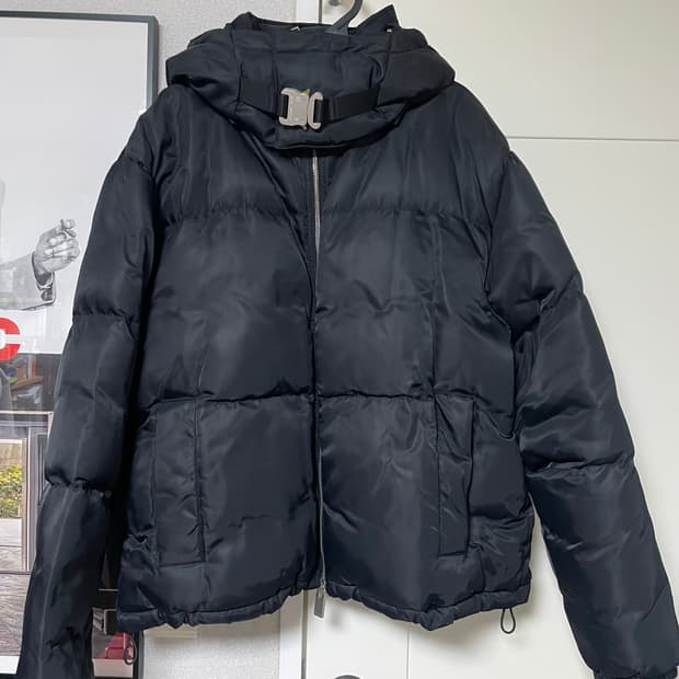 Alyx 후드 버클 패딩 자켓