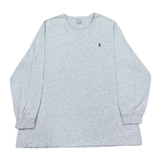 폴로 랄프로렌 면 롱슬리브 긴팔티 그레이 2XL
