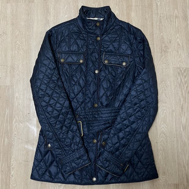 바버 여성 인터내셔널 버튼 퀼팅자켓 uk8