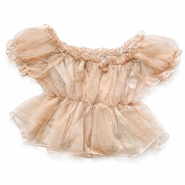 Grl 페어리 퍼프 오프숄더 블라우스