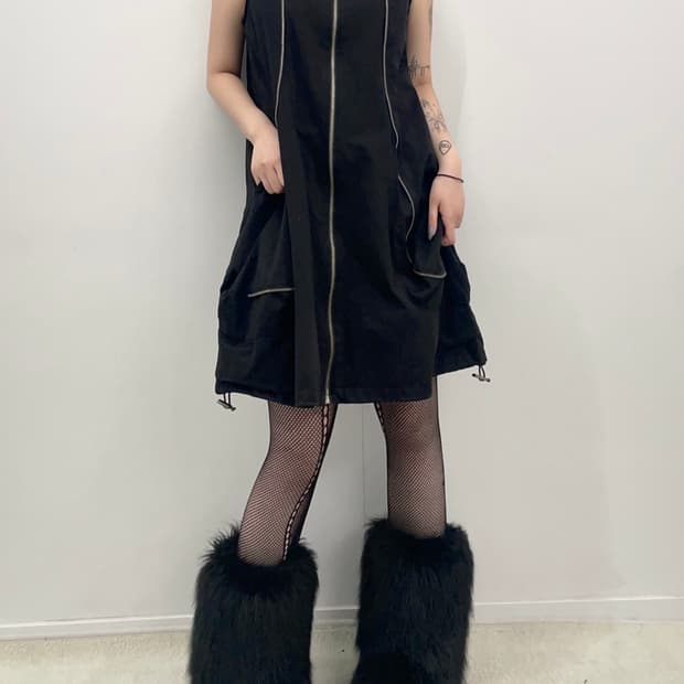 Balloon Fit midi dress