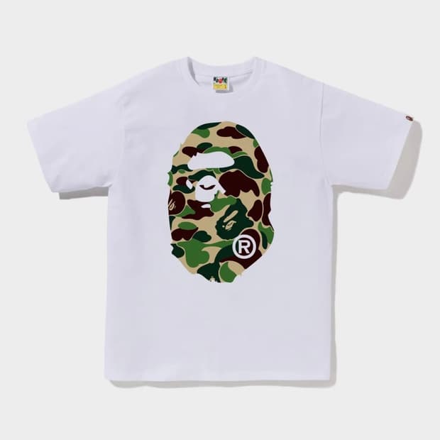 베이프 ABC 카모 빅 에이프 헤드 티셔츠 3XL